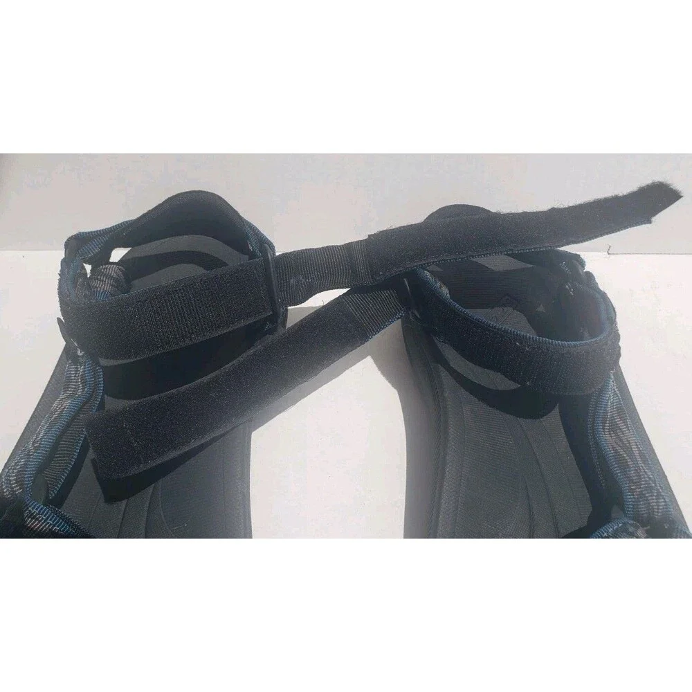 Mens Teva Sandal Sz 9 for Sport Water Wear Blue Black Gray Strap Pattern SN6584